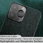 TOTUDESIGN AB-061 Golden Shield Series Metal Frame Camera Lens Film For iPhone 13 Pro / 13 Pro Max(Graphite) - Image 4