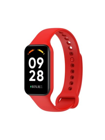Για Redmi Band 2 Solid Color Silicone Integrated Band (κόκκινο)