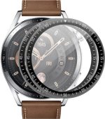 2 PCS For Huawei Watch GT 3 46mm ENKAY Hat-Prince Full Coverage 3D Curved Soft PC Edge + PMMA HD Screen Protector Film