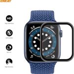 Για Apple Watch Series 6/5/4/SE 44mm ENKAY Hat-Prince 3D Full Screen PET Curved Hot Bending HD Screen Protector Film (Μαύρο)