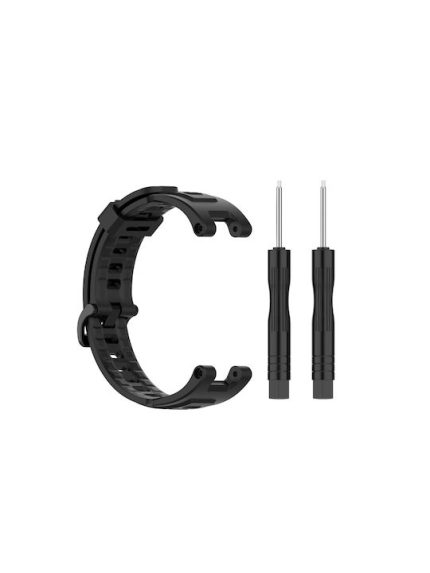 Για Amazfit T-Rex Pro / Ζάντα ρολογιών σιλικόνης Amazfit T-Rex με εργαλεία αποσυναρμολόγησης, One Size (Μαύρο)