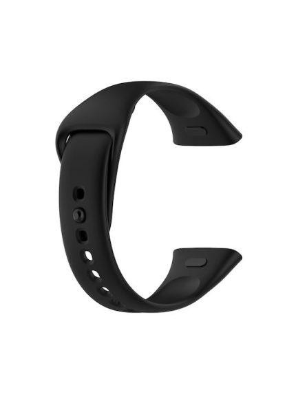 For Redmi Watch 3 Active  Sports Solid Color Silicone Replacement Watch Band(Black)