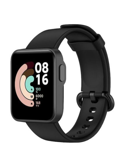 Soft Λουράκι Σιλικόνης Μαύρο (Mi Watch Lite)