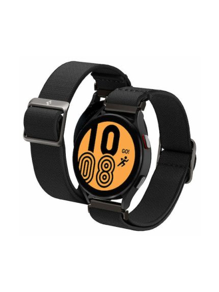 Spigen Lite Fit Λουράκι Υφασμάτινο Μαύρο (Galaxy Watch4 / Watch4 Classic)