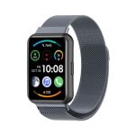 Για Huawei Watch Fit 2 Milan Magnetic Stainless Steel Band Watch (Space Grey)