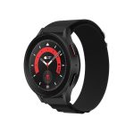 Για Amazfit GTS4 Mini / Coros Pace 2 20mm Universal Nylon Loop Watch Band (Μαύρο)