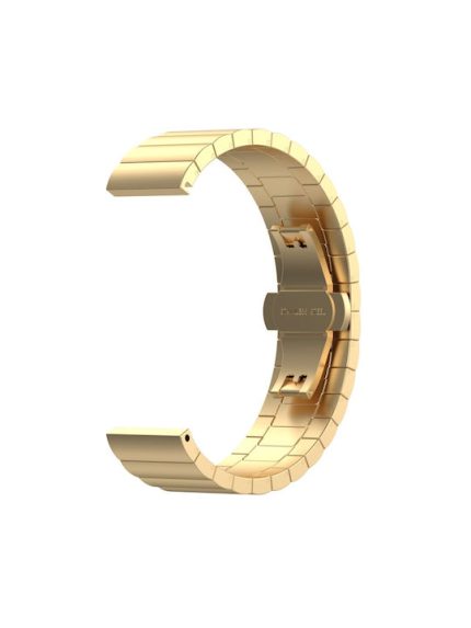 For Huawei Fit Mini One Bead Metal Steel Watch Band   ΧΡΥΣΟ