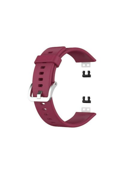 Λουράκι Σιλικόνης για Huawei Watch Fit TIA-B09 - Wine Red