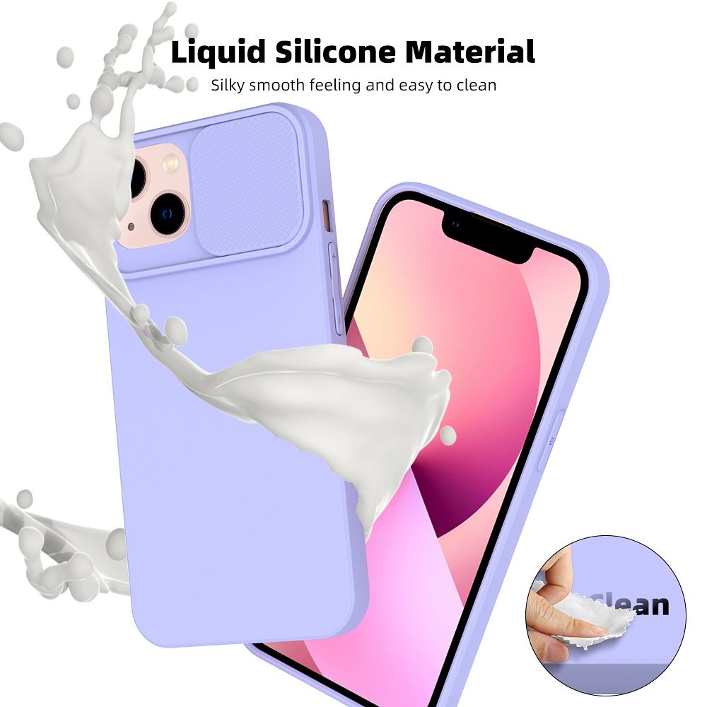 2abaaafa11b13bcfdbcc9e4f2b56a77b Θήκη SLIDE για IPHONE 15 λεβάντα - Image 1