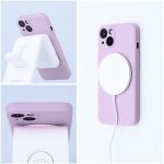 Silicone Mag Cover συμβατό με MagSafe για IPHONE 15 ροζ - Image 2