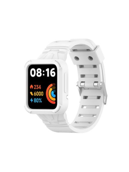 Λουράκι Σιλικόνης Για Xiaomi Redmi Watch 2 Lite / Watch Lite (Λευκό)