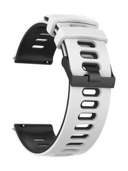 Dual-color Λουράκι Σιλικόνης Λευκό (Huawei Watch GT / GT2 (46mm))