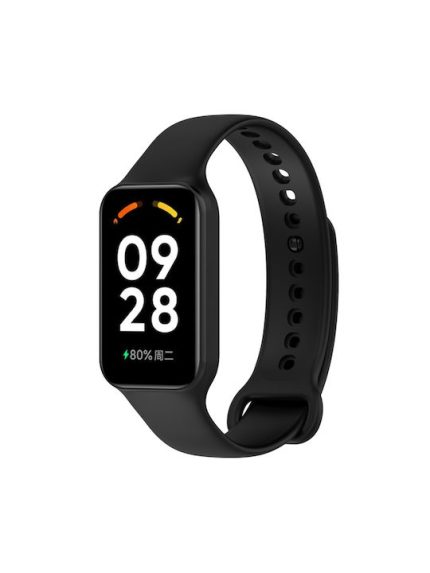 Για Redmi Band 2 Solid Color Silicone Integrated Band (Μαύρο)