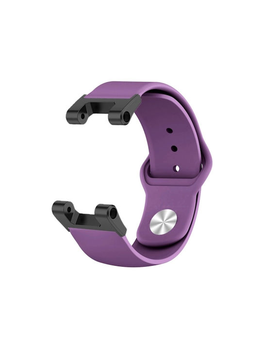 315ca5a1-6d93-4428-a1f5-fe7f57114dd6_0.jpg For Amazfit T-Rex / T-Rex Pro / Ares Silicone Reverse Buckle Watch Band (Purple) - Image 1