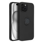 Θήκη SILICONE RING για IPHONE 15 μαύρη - Image 2