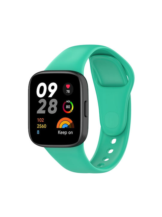 32a3f580-d6c0-4ace-9d5b-7cea043f768c_0.jpg Για Redmi Watch 3 Loop Solid Color Silicone Watch Band (πράσινο μέντας) - Image 1