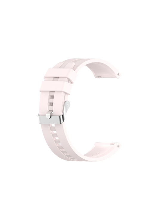 33fc36aa-9e28-4c4f-8681-3674e5346310_0.jpg For Xiaomi Watch Color Sport Silicone Watch Band with Silver Steel Buckle(Quicksand Pink) - Image 1