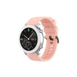 Για Xiaomi MI Watch Sport 22mm/Xiaomi MI Watch S1 22mm/Xiaomi MI Watch Color 2 22mm/Xiaomi MI Watch Color 22mm/Xiaomi MI Watch S1 Pro 22mm Μονόχρωμο λουράκι ρολογιού σιλικόνης (ροζ)