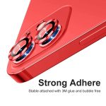 Enkay Προστασία Κάμερας Tempered Glass Red για το iPhone 12 / iPhone 12 Mini - Image 2