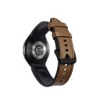 For Samsung Galaxy Watch5 Pro 45mm/5 44mm/5 40mm Silicone + Leather Black Buckle Watch Band(Brown)