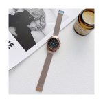 20mm Two Sections Milan Steel Watch Band(Rose Gold)