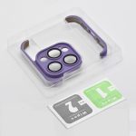 Θήκη MINI BUMPERS με προστασία νησίδας κάμερας για IPHONE 15 μωβ - Image 2