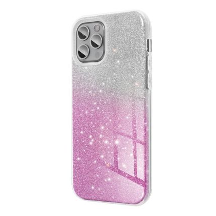 Θήκη SHINING για IPHONE 15 διάφανη/ροζ