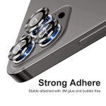Για iPhone 12 Pro ENKAY Hat-Prince κράμα αλουμινίου + κάλυμμα φακού κάμερας από σκληρυμένο γυαλί Προστατευτικό πλήρους κάλυψης (Μαύρο) - Image 2