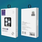 TOTUDESIGN AB-061 Golden Shield Series Metal Frame Camera Lens Film For iPhone 13 Pro / 13 Pro Max(Silver) - Image 6