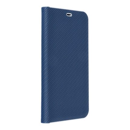 Θήκη LUNA Book Carbon για IPHONE 15 μπλε