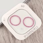 Glitter Ring Tempered Glass Camera Lens Film For iPhone 13 / 13 mini(Pink - Image 3