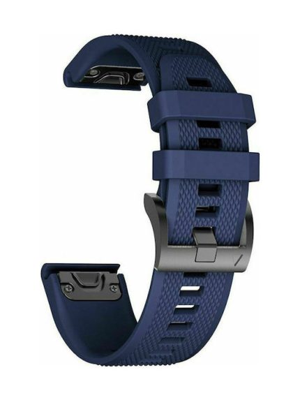 QuickFit Λουράκι Σιλικόνης Navy Μπλε (Garmin Fenix 3/5x/3HR/5X Plus/6x/6x Pro)