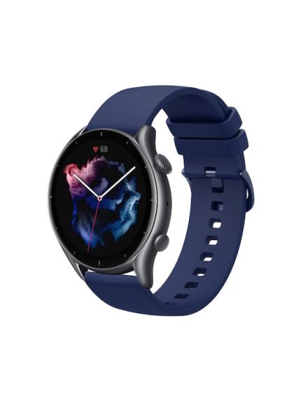 Λουράκι Σιλικόνης Μπλε (Amazfit GTR 3 / GTR 3 Pro)