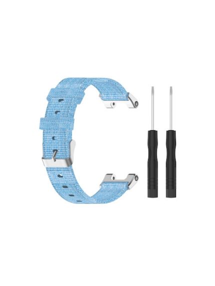 For Amazfit T-Rex Pro / Amazfit T-Rex Nylon Canvas Watch Band with Dismantling Tools, One Size ( Blue)