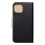 Θήκη Fancy Book για IPHONE 15 μαύρη / χρυσή - Image 4
