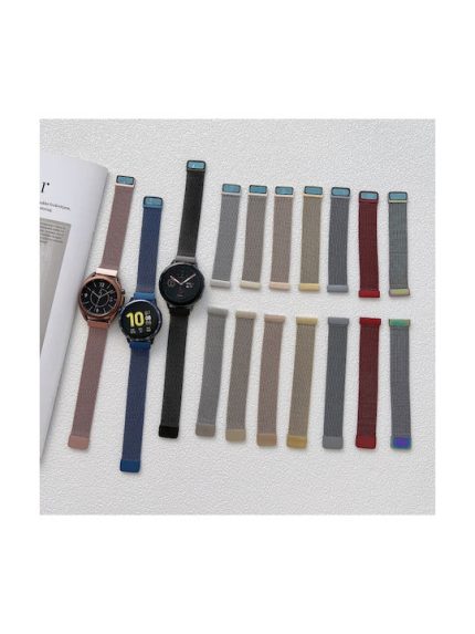 20mm Two Sections Milan Steel Watch Band (ΠΟΛΥΧΡΩΜΟ) EDA002254401J