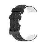 Λουράκι σιλικόνης Football Pattern Two-Color για το Galaxy Watch 42mm (Black+White)