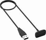 Για Fitbit Luxe Smart Watch Καλώδιο φόρτισης USB με μαγνητικό φορτιστή με κουμπί επαναφοράς, Μήκος: 50 cm