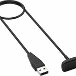 Για Fitbit Luxe Smart Watch Καλώδιο φόρτισης USB με μαγνητικό φορτιστή με κουμπί επαναφοράς, Μήκος: 50 cm