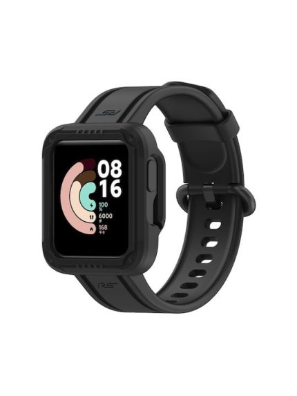 Για Xiaomi Redmi Watch 2 Silicone Solid Color Band (Μαύρο)