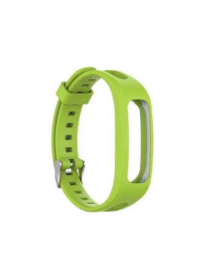 For Huawei Honor Band 4 Running Version / Band 3e Universal Silicone Watch Band(Lime Green)