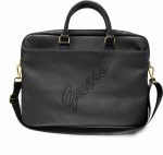 Guess Vintage Script Τσάντα Ώμου / Χειρός για Laptop 15.6" σε Μαύρο χρώμα - Image 2