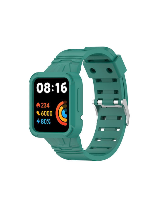 4a91abca-9ed7-4152-831d-57fdf31228a6_0.jpg Λουράκι Σιλικόνης Για Xiaomi Redmi Watch 2 Lite / Watch Lite (πράσινο) - Image 1