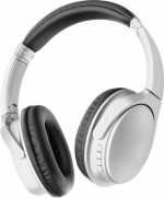 MS-K10 Ασύρματα/Ενσύρματα Over Ear Ακουστικά με 6 ώρες Λειτουργίας Ασημί