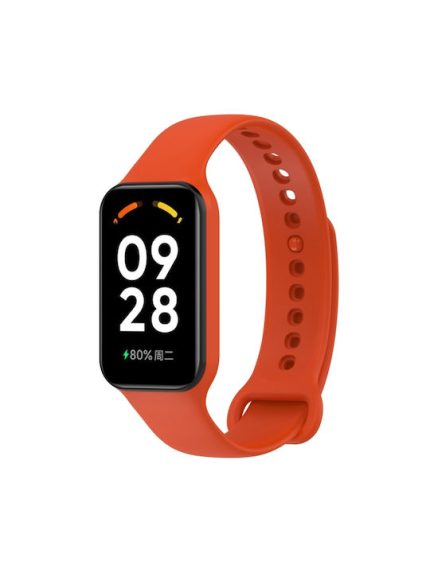 Για Redmi Band 2 Solid Color Silicone Integrated Band (πορτοκαλί)