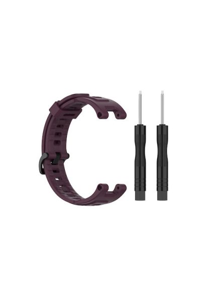 Για Amazfit T-Rex Pro / Ζάντα ρολογιών σιλικόνης Amazfit T-Rex με εργαλεία αποσυναρμολόγησης, One Size (Purple)