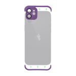 Θήκη MINI BUMPERS με προστασία νησίδας κάμερας για IPHONE 15 μωβ - Image 3