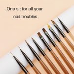 Art Pen Set Εργαλεία Διακόσμησης σε Καφέ Χρώμα - Image 2