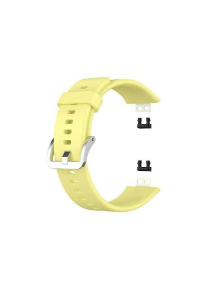 Λουράκι Σιλικόνης για Huawei Watch Fit TIA-B09 – Κίτρινο