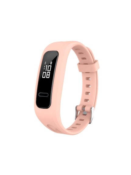 For Huawei Honor Band 4 Running Version / Band 3e Universal Silicone Watch Band(Light Pink)